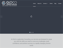 Tablet Screenshot of glocoleadership.com